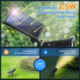 thumbnail image 4 of Focos solares KEV de 800 lúmenes, 18 LED, paquete de 4, IP65, 4 of 6