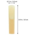 thumbnail image 2 of UPOUART Saxophone Reeds 10Pcs Light Yellow Bamboo For Saxophone Accessories Performance, 2 of 8