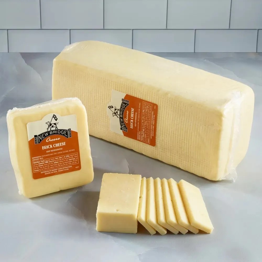 New Bridge Brick Cheese, 7OZ, 12 Pack