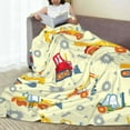 thumbnail image 6 of Sikiie Heavy Equipment Ultra-Soft Micro flannel Blanket Luxury All Seasons Warm Blanket for Bedding Sofa and Travel (4 sizes)-60"x50", 6 of 7
