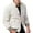 White, variant on DecSea Men's Casual Shirt Jacket Cotton Linen Shacket Lightweight Work Coat Button Down Overshirt