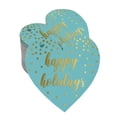 thumbnail image 1 of Inkdotpot Real Gold Foil Happy Holiday Tag Favor Hang Paper Tag 100 Pieces, 1 of 6