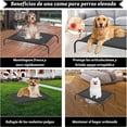 thumbnail image 3 of Cama Elevada para Perro,Cama para Perro,con Malla Lavable y Transpirable, Pies de Goma Antideslizantes, Apto para Uso Interior y Exterior, 3 of 6