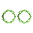thumbnail image 3 of Juego de bielas Toystoory para bicicleta Piñón de Disco 104BCD 36T verde, 3 of 6