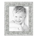 thumbnail image 2 of ArtToFrames 16" x 20" Platinum Baroque Luxe Picture Frame, 16x20 inch Silver Wood Poster Frame (WOM-5265),  Pack, 2 of 7