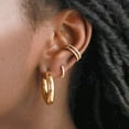 thumbnail image 2 of Alexcraft 14K Gold Plated Earring Sets for Women Dainty Stud Huggie Cubic Zirconia Hoop Earrings for Multiple Piercing Hypoallergenic Small Hoop Dangle Earrings Cartilage Earring Set, 2 of 7