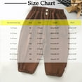 thumbnail image 3 of Lenpel Girls Boys' Pants Unisex Baby Toddler Elastic Waist Pleated Lantern Casual Trousers Spring Summer Clothes, 3 of 3