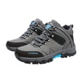 thumbnail image 3 of Mepaouo Men's Waterproof Hiking Boots Suede Leather Outdoor Mid Top Ankle Boot Breathable Trekking Shoes, 3 of 5