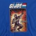 thumbnail image 2 of G.I. Joe Snake Eyes Card Unisex Adult Pull-Over Hoodie, Royal, Small, 2 of 5