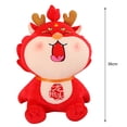 thumbnail image 7 of Lohuatrd Kawaii Laughing Dragon Plush Doll Toy Soft Stuffed Animal Pillow Chinese Zodiac Dragon Doll Year of 2024 Mascot Doll Ornament Home New Year Party Decoration Festival Gift, 7 of 7