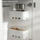 thumbnail image 4 of Yuarrent Organizador de cocina, soporte de almacenamiento sin perforaciones para armario, artículos de pared de plástico extraíbles, Organizadores de utensilios de cocina, 4 of 6