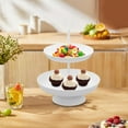 thumbnail image 6 of hengtong Cake Stand Party Serving Tray 3 Layered Table Decor Dessert Display Stand Cookie Tray Rack for Candy Donuts Celebration Event White, 6 of 9