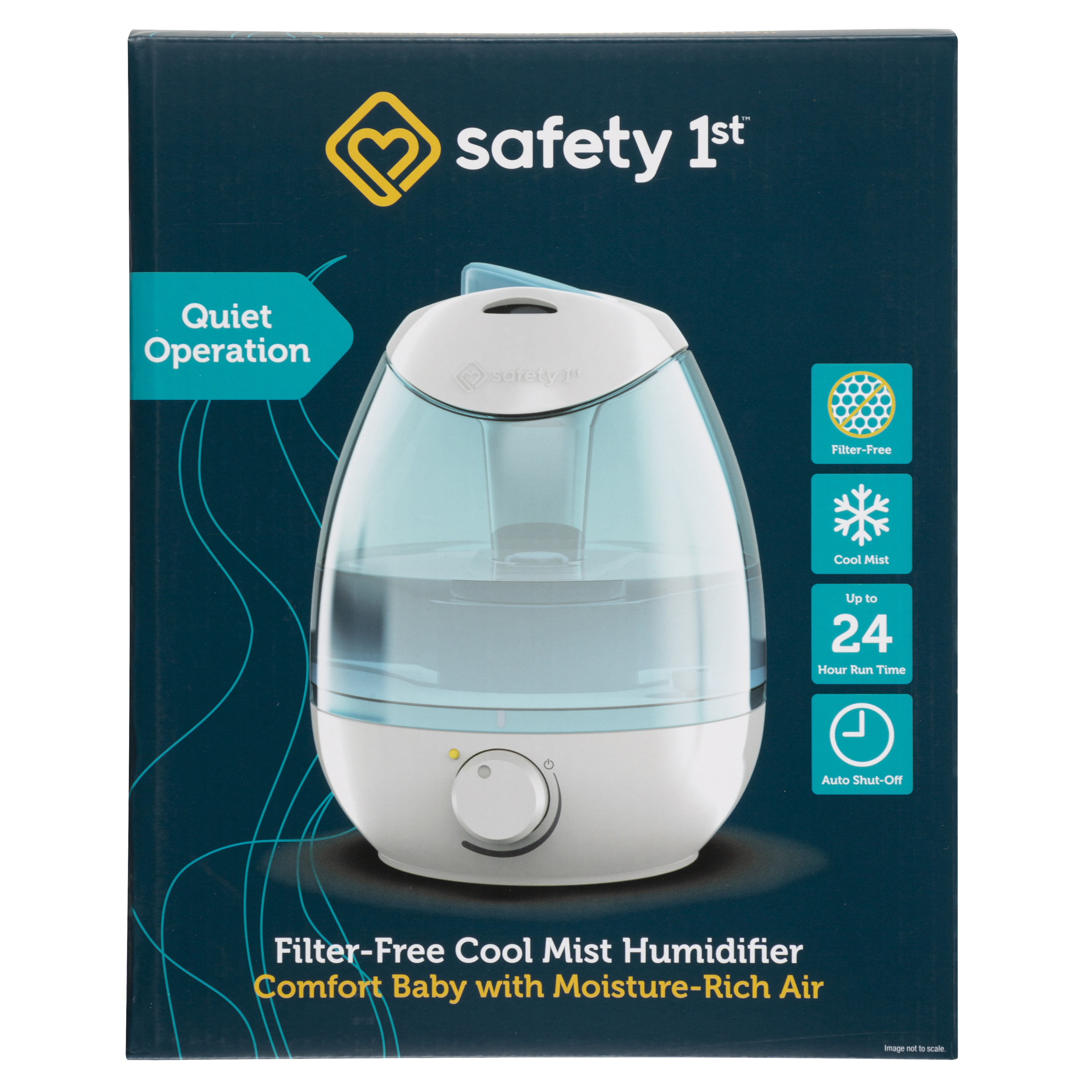 Safety 1st Filter Free Cool Mist Humidifier, Blue photo 1