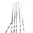 thumbnail image 6 of Cheers.US 10Pcs Stainless Steel Barbecue Skewers, Stainless Steel Shish Kebob Sticks Flat Stainless Steel BBQ Set with Holder, for Meat Shrimp Chicken Vegetable Wide Reusable, 6 of 7