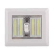 thumbnail image 1 of AP Multi Purpose Light - LED 025-040 Glow Max; Cordless Light Switch Used For Illuminating Closets/Cabinets/Under Sinks; Battery Operated; With Switch; 400 Lumens; Glow In The Dark Clear Lens, 1 of 2