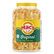 Mac's Original Pork Skins Canister, 7.5 OZ (Pack 5)