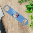thumbnail image 2 of Shello Hello Hermit Crab Shell Funny Humor Stainless Steel Vinyl Covered Flat Bartender Speed Bar Bottle Opener, 2 of 4