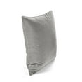 thumbnail image 2 of Lush Decor Velvet Solid Decorative Pillow Cover Dark Gray Pair 20x20, 2 of 11