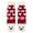 Red-Polar bear, variant on Fanient Women's Fuzzy Slipper Socks with Non-Slip Grippers Fleece Sherpa Lined Warm Socks Christmas Gifts for Womens Mens