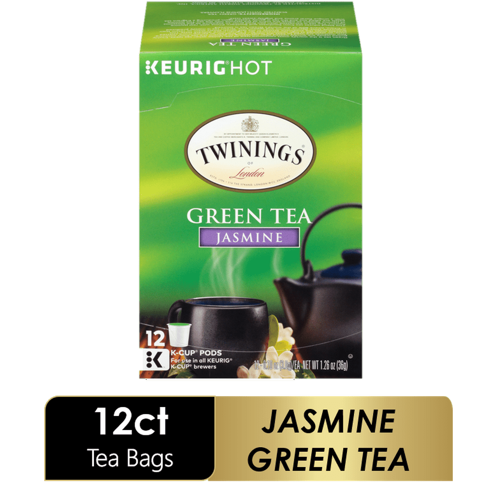 Twinings of London Jasmine Green Tea K-Cup Pods, 12 Ct, 1.26 oz. Box ...