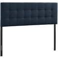 thumbnail image 2 of Modern Contemporary King Size Fabric Headboard, Blue, Fabric, 2 of 4