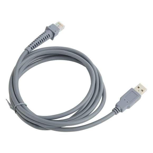 Barcode Scanner Cable For Symbol LS2208, QR Line For Symbol LS2208 2208AP LS4278 Scanner, 2 Meter Length
