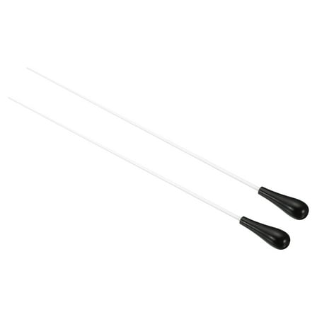 Uxcell 38cm/15" Music Conductor Baton,2Pcs Orchestra Baton Wood Handle Black