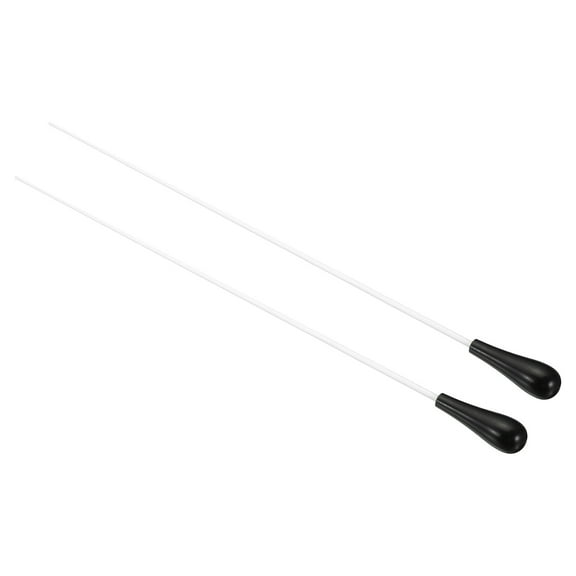 Uxcell 38cm/15" Music Conductor Baton,2Pcs Orchestra Baton Wood Handle Black