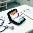 thumbnail image 6 of Waterproof Pill Pouch Set, 7–14 Day Travel Pill Organizer with 14 Color-Coded Medicine Pouches, Portable Reusable Binder Design Zippered Pill Storage, 6 of 7
