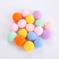 thumbnail image 4 of 20x Small Pompoms for Cats to for Play Colorful Craft and Art Supplies 3cm Soft Balls for Cats Lightweight, 4 of 9