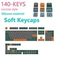 thumbnail image 4 of lionlar 140 Key PC Mechanical Keyboard Keycaps for Laptop Desktop Computer Dustproof Green, 4 of 9