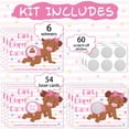 thumbnail image 3 of 60 PCS Baby Shower Scratch off Game Funny Raffle Cards Baby Shower Party Games Decorations, 3 of 6