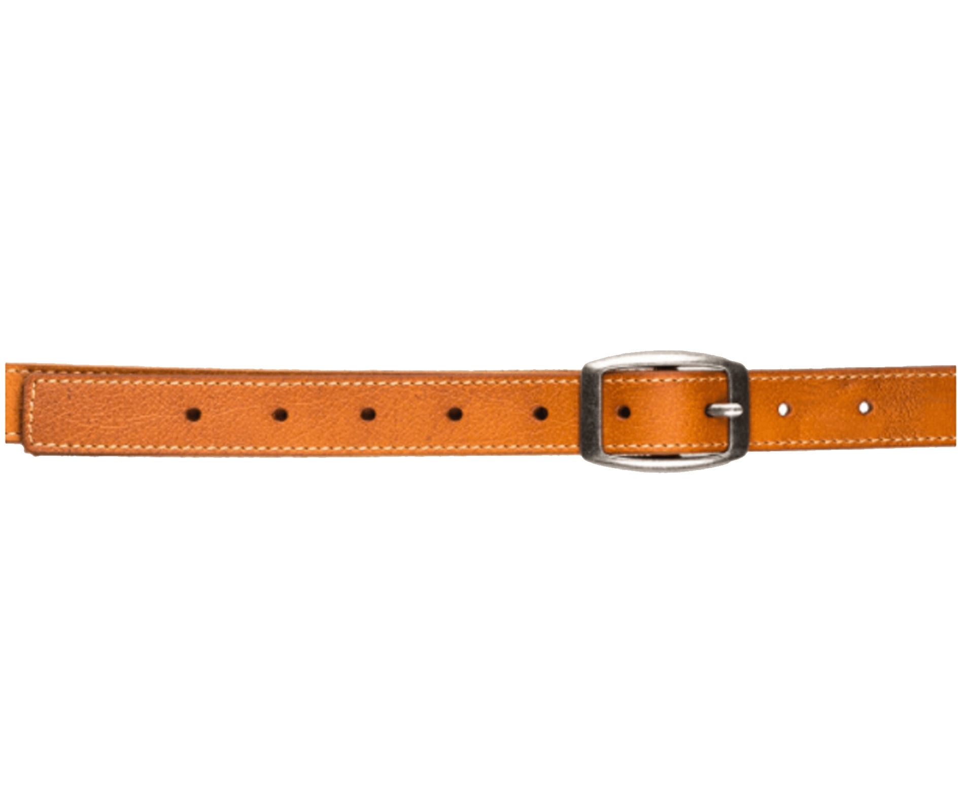 San Leandro Skinny 1-Inch Wide Leather Guitar Strap, Adjustable, LB-144 - Brown