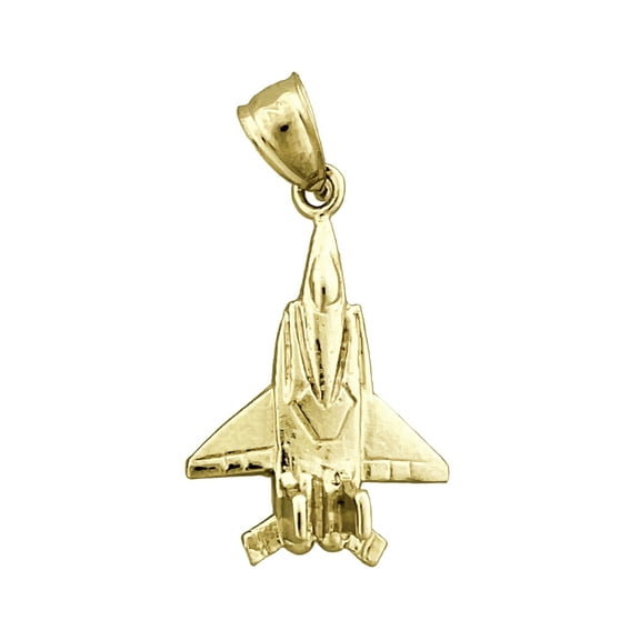 14K Gold F-15 Aircraft Charm