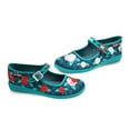thumbnail image 3 of Hot Chocolate Design Women’s Vegan Mary Jane Flats with Adjustable Strap – Paint the Roses Red, 3 of 7