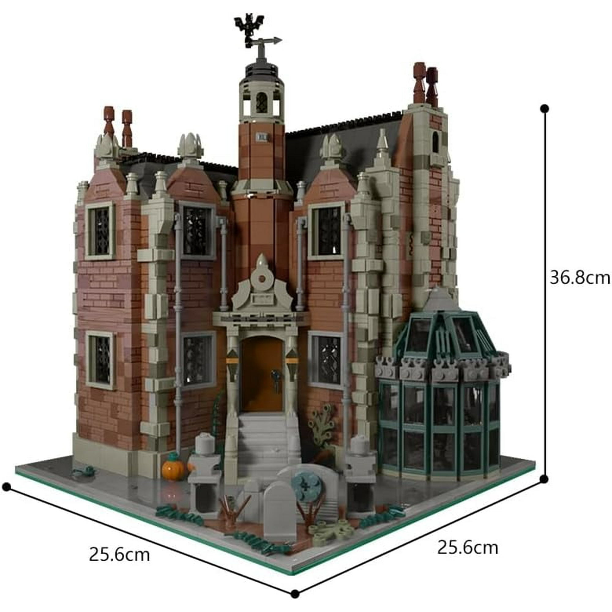 The Haunted Manor Building Blocks Set,Haunted Mansion DIY Models Kit for Display and Collection, Suitable for Adults Boys Girls Fans Kids Aged 12+ (2101 PCS)