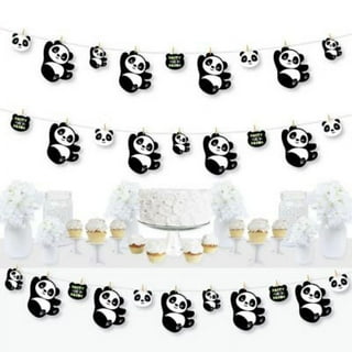 Panda baby shower best sale decorations