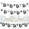 Big Dot of Happiness Party Like a Panda Bear - Baby Shower or Birthday Party DIY Decorations - Clothespin Garland Banner - 44 Pieces