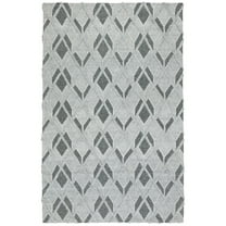 SAFAVIEH Marbella Melyssa Geometric Diamonds Area Rug, Grey/Charcoal, 5' x 8'