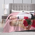 thumbnail image 6 of Personalised Blankets for Adults Custom Photo Picture Blanket Throw Fleece Flannel Customised Throws, Valentines Birthday Anniversary Wedding Gifts Him, Her, Family, 9 Photos, Full, 6 of 6