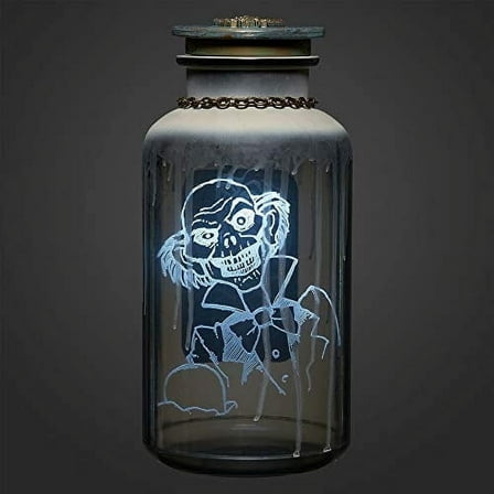 Disney Ezra Beane The Haunted Mansion Gray Decoration, Host a Ghost Spirit Jar