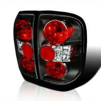 Spec-D Tuning Black Tail Lights Compatible with 1996-2004 Nissan Pathfinder, 1997-2004 Infiniti QX4, Left Right Pair Assembly