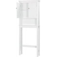 thumbnail image 6 of UTEX Bathroom Storage Over The Toilet, Bathroom Cabinet Organizer with Adjustable Shelves, Bathroom Space Saver for Bathroom, White, 6 of 9