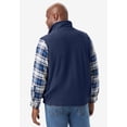 thumbnail image 2 of KingSize Men's Big & Tall Explorer Plush Fleece Zip Vest, 2 of 4