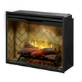 thumbnail image 6 of Dimplex Revillusion® 30 Inch Built-in Electric Firebox - Herringbone Brick Background, 6 of 9
