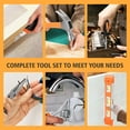 thumbnail image 4 of OUYAWEI 247PC Household Hand Tool Set Home Auto Repair Sockets Screwdrivers Pliers Ratchets Black, 4 of 6