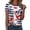 White, variant on TOWED22 USA Shirt Women American Flag Shirts Patriotic T-Shirt America 250th Birthday Short Sleeve Tops(Beige,XL)