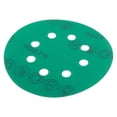 thumbnail image 2 of MYG 5Inch 8Hole Sanding Discs Hook & Loop Wet Dry PET Film Green Sandpaper Polishing, 2 of 10