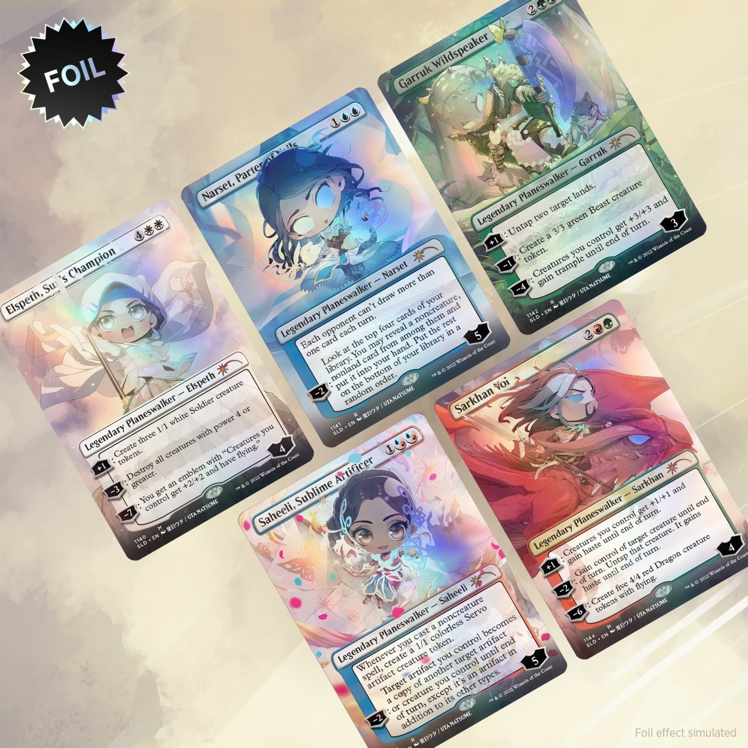 マジック：ザ・ギャザリング MTG Secret Lair Peach Momoko Foil Magic the Gathering Secret Lair Featuring: Peach Momoko Foil