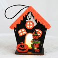 thumbnail image 3 of Decoraciones de madera de la linterna de la calabaza de Halloween para el juguete de los niños de los apoyos del terror del hogar, 3 of 5